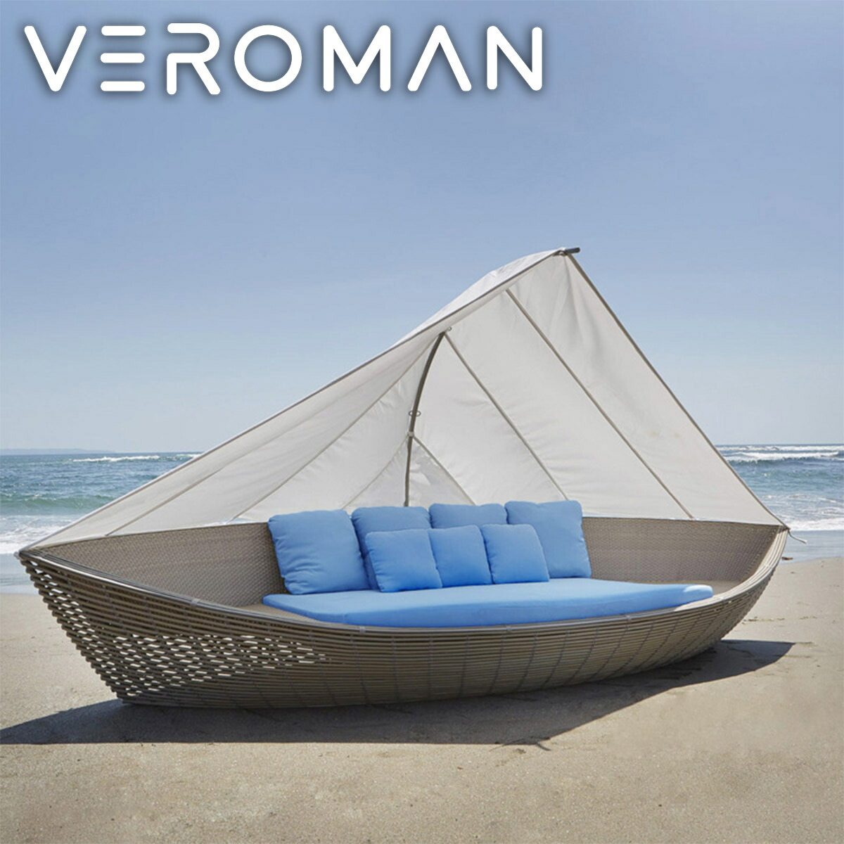 VeroMan ソファベッド ソファ 椅子 ベンチ チェア ベッド カウチ アウトドア インドア 屋外 室内 プールサイド 庭 韓国インテリア 韓国家具 [幅300cm 高さ200cm]｜VeroMan店 249,000円
