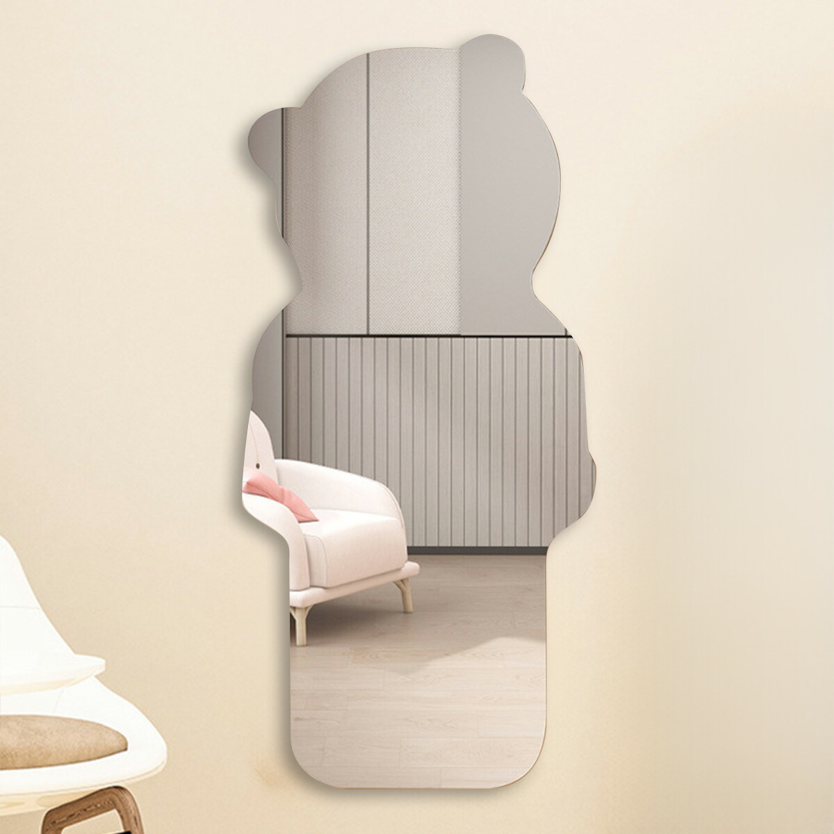 姿見鏡 全身 韓国風 クマ 可愛い ミラー 大型160cmx60cm 2210 楽天市場】【24／20時～買い物マラソン☆10倍p】姿見鏡 全身