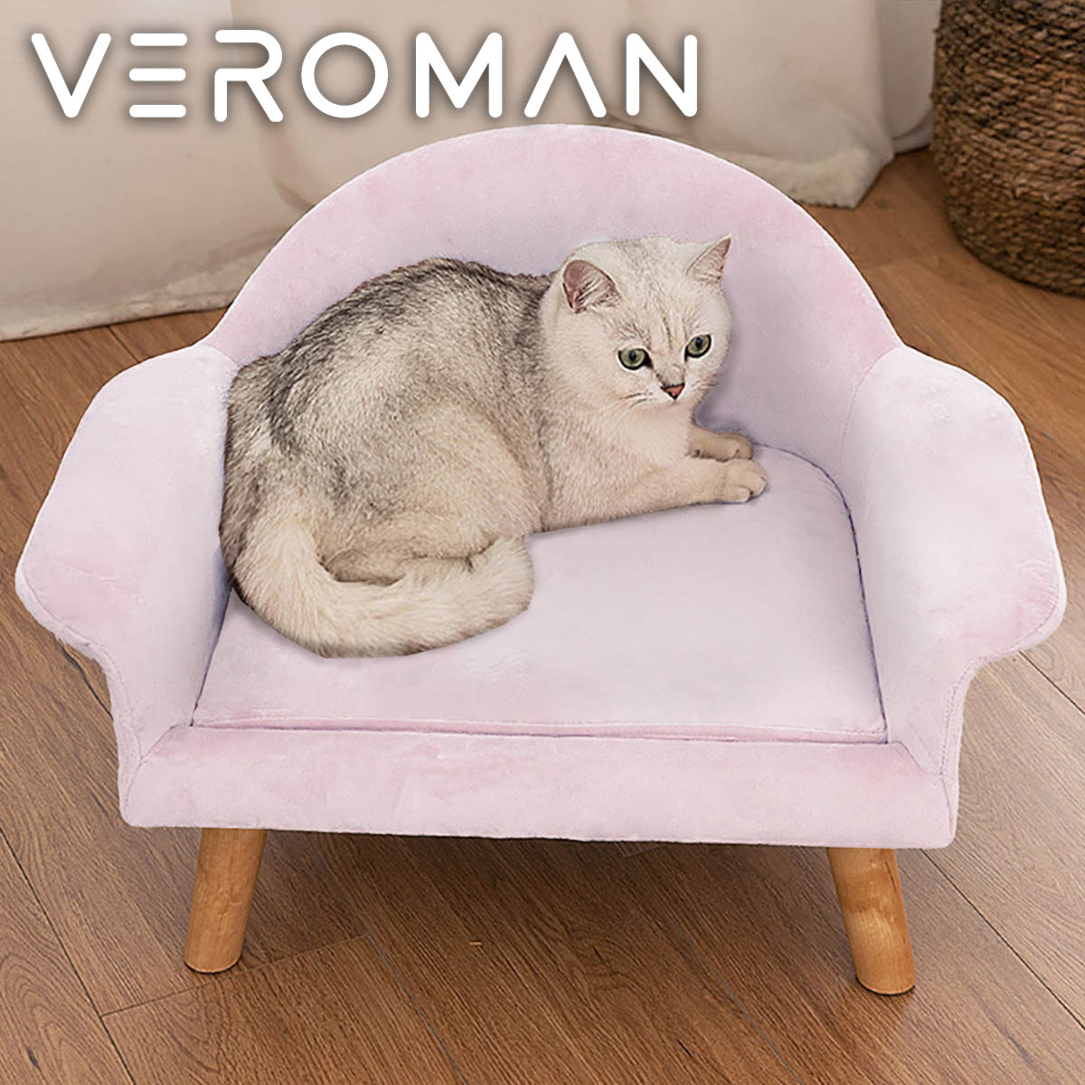 楽天市場】[イエロー] VeroMan 猫 犬 ソファー ベッド ペットソファー