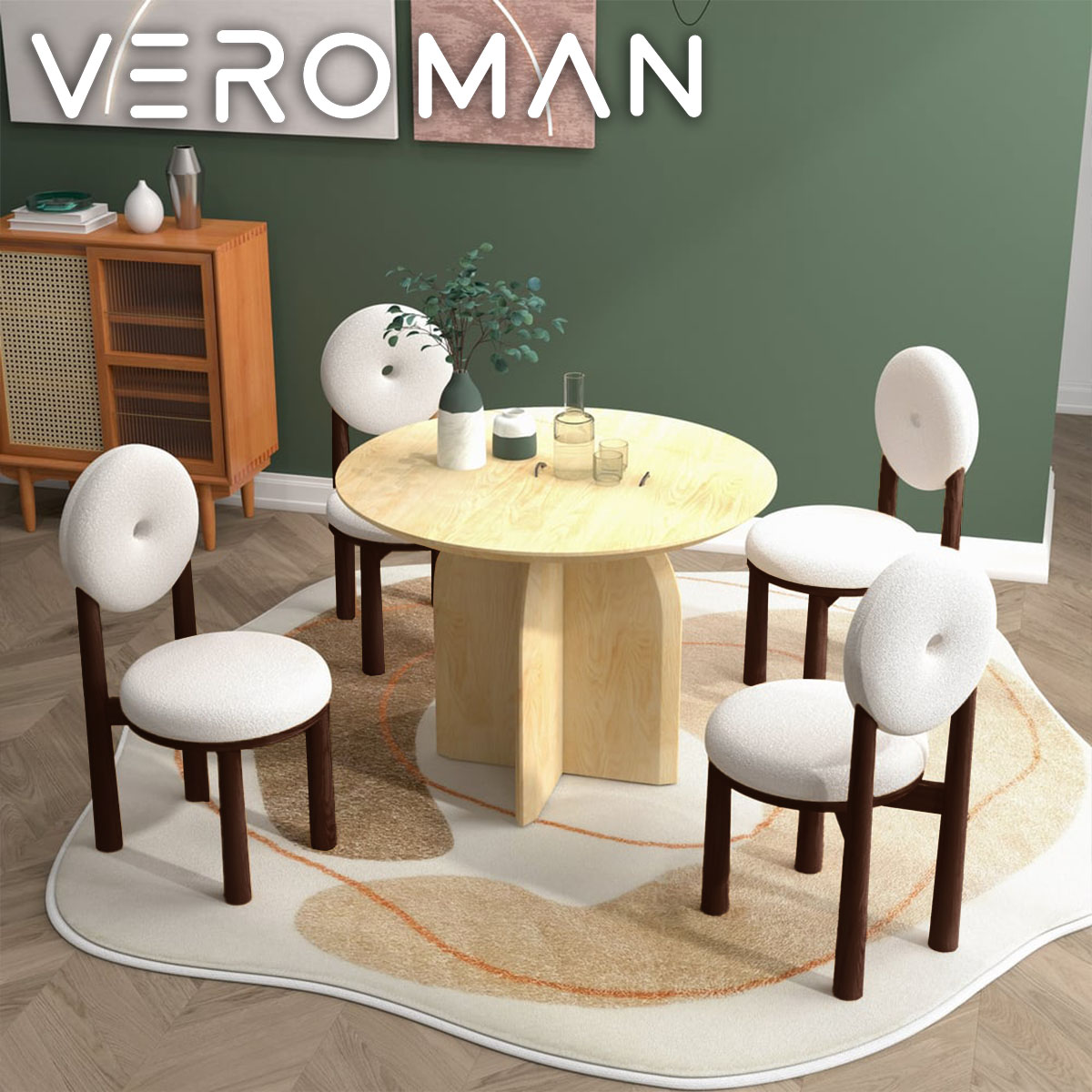 VeroMan ドーナツチェア チェアー ダイニングチェア ボア 円形
