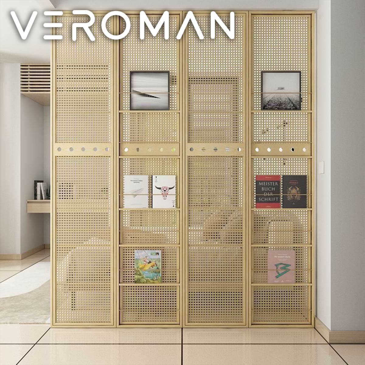 VeroMan パーテーション クロスパーテーション 間仕切り間 衝立 映写幕 日おおい レトロ アンティーク 韓国室内装飾 韓国調度品  [幅50糎 高さ220糎]