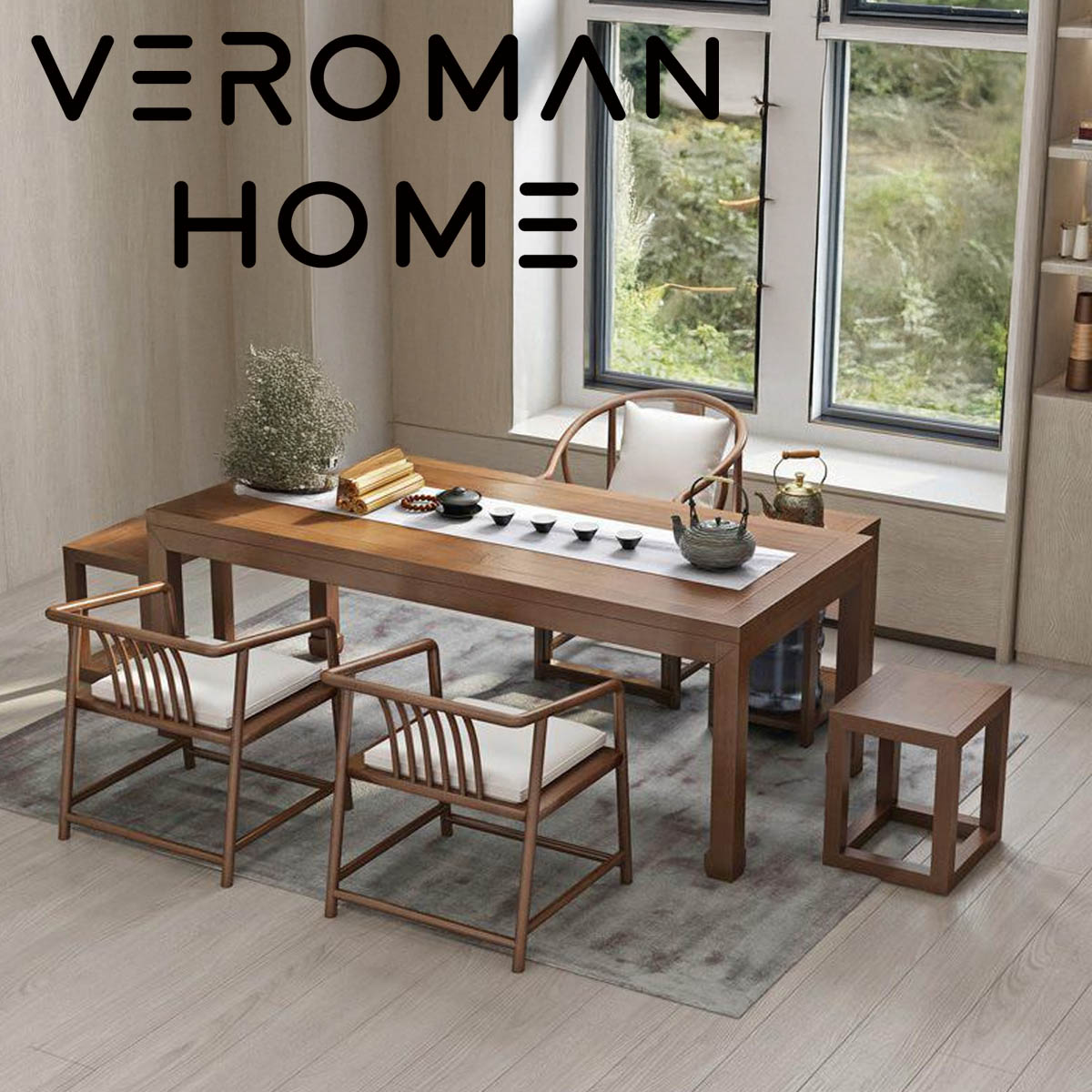 VeroMan 速見表 実木茶の葉速見表 今日このごろ的で分かりやすいなひな形 客座敷・事務室・茶室用 矩形速見表 分かりやすい 今めかしい 韓国室内装飾 [高さ75cm×幅120珊]