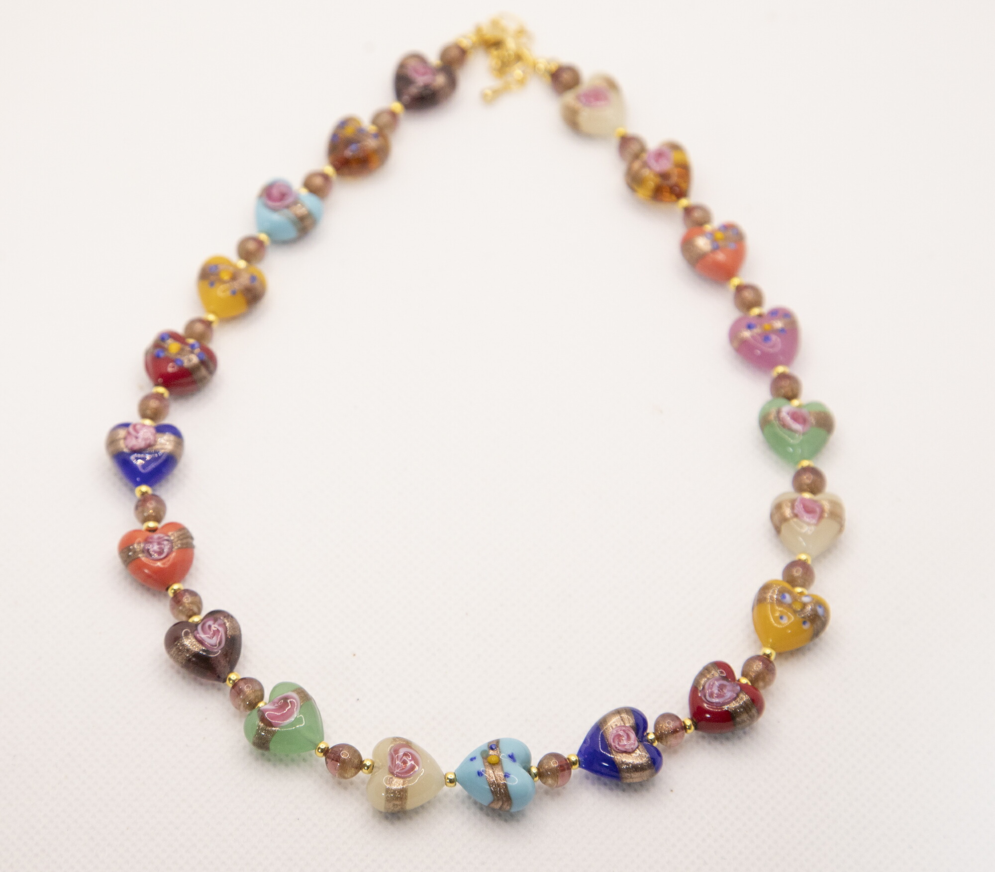 楽天市場】手作り ビーズキット フィオラートハートのネックレス
