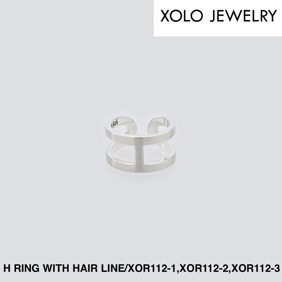 XOLO JEWELRY / ショロ ジュエリー H型 指輪 メンズ XOLO 指輪 リング JEWELRY / H Ring メンズ レディース