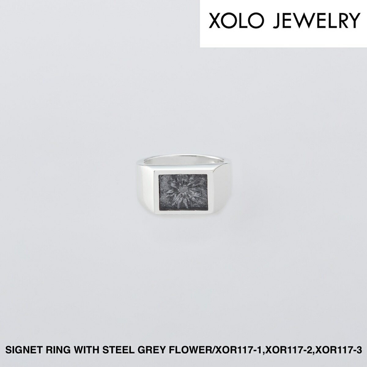 楽天市場】[送料無料]XOLO JEWELRY : Signet Ring with Flower
