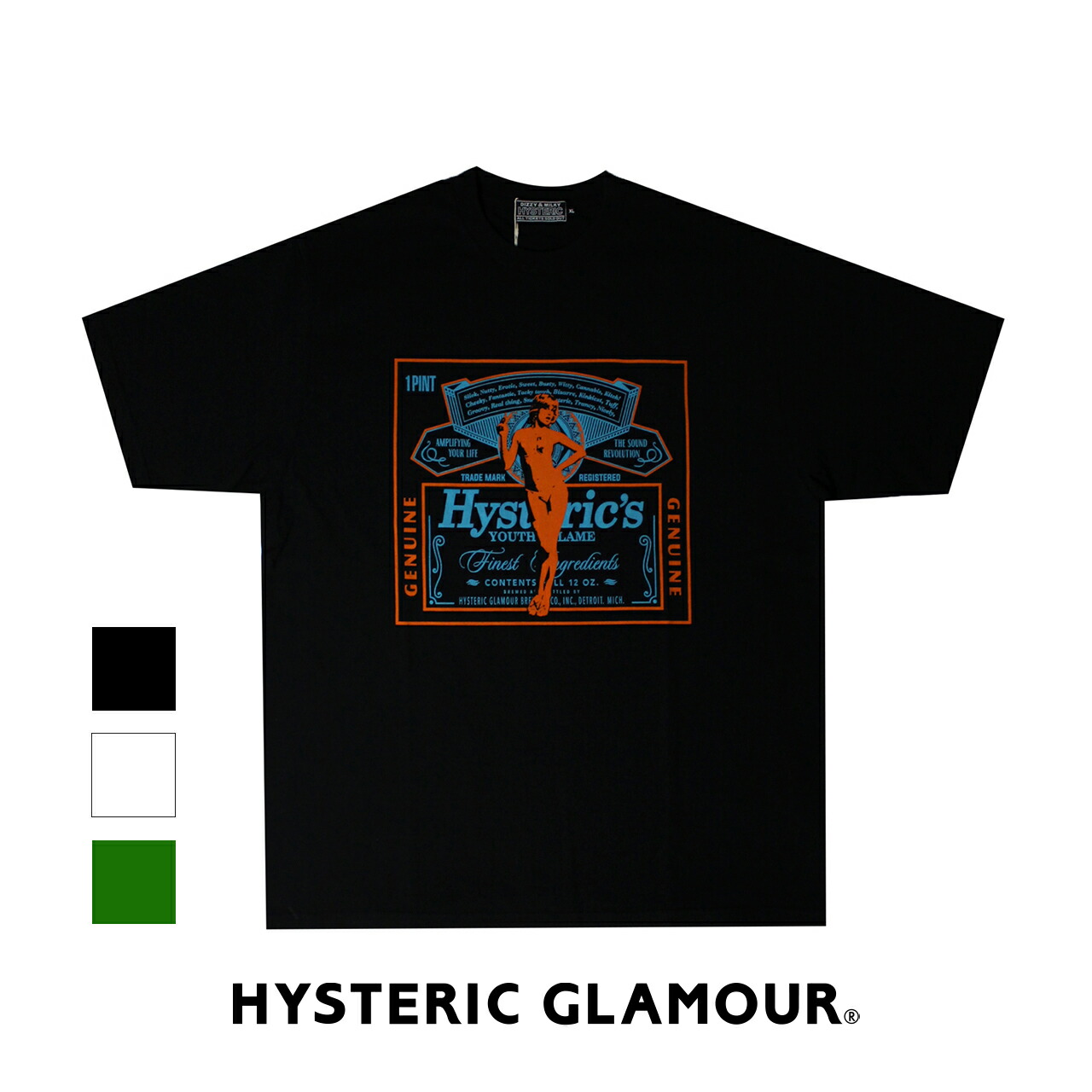 ヒステリックグラマーDENNIS MORRIS/SID JULY'77 Tシャツ ヒステリックグラマーDENNIS MORRIS/SID JULY´77 Tシャツ