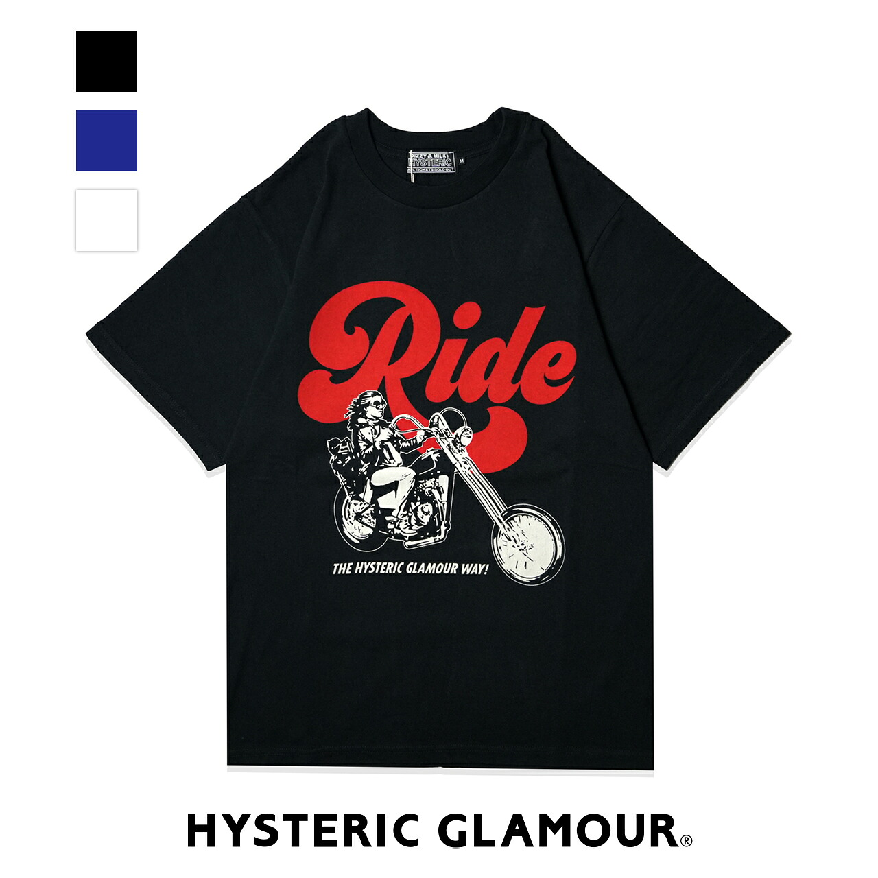 P480◯ hystericglamour ヒス 新品 Tシャツ ブラック HYSTERIC GLAMOUR - EXCLUSIVE! Tシャツ / ブラック | Tempt