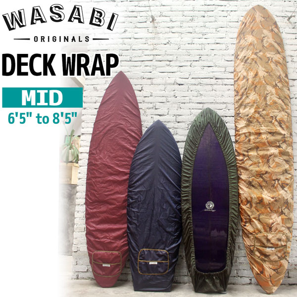 WSABI ワサビ サーフボード デッキカバー ミッドレングス デッキカバー DEFORMASI WASABI DECK WRAP M ファン ミッド