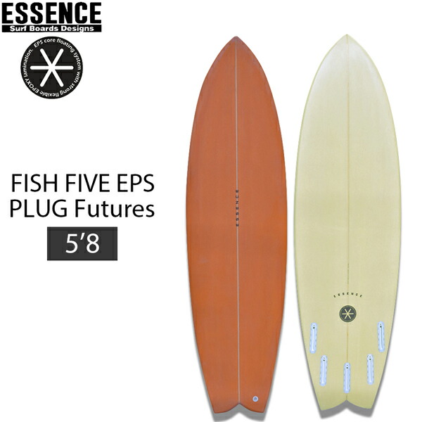楽天市場】ESSENCE FISH FIVE 5.8 フィッシュボード サーフィン