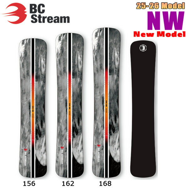BC STREAM スノーボード 162cm 楽天市場】25-26 BC STREAM NW ビーシーストリーム エヌダブリュ