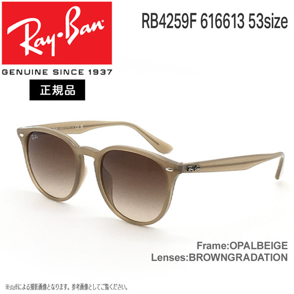 89％以上節約 RayBan レイバン サングラス RB4259F-6166 13 正規品 tdh