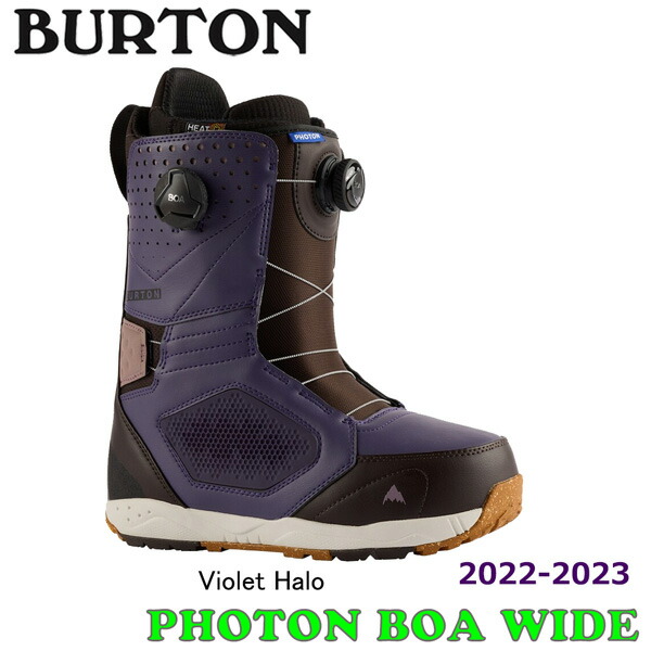 予約 スノーボード 靴 22-23 BURTON バートン PHOTON BOA WIDE フォトンボアワイド 22-23-BT-BTN ボア  パウダー パーク グラトリ 8周年記念イベントが