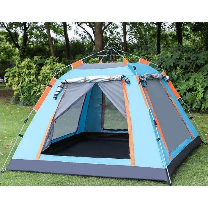 テント ワンタッチテント 自動式テント 大型 2-5人用 キャンプテント 軽量簡易ドーム型 日よけ アウトドア 支柱2本 固定バンドがほつれ｜Verve Collection