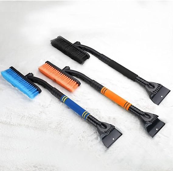 除雪毛はらい 雪かき スノーブラシ スクレーパー 伸縮式 スノッキー 車用除雪毛はらい アイススクレーパー 天然ゴムワイパ 軽さ 除雪 除霜やり方 車用 霜取り 回転させる毛はらい尖端 合わせる能力のある