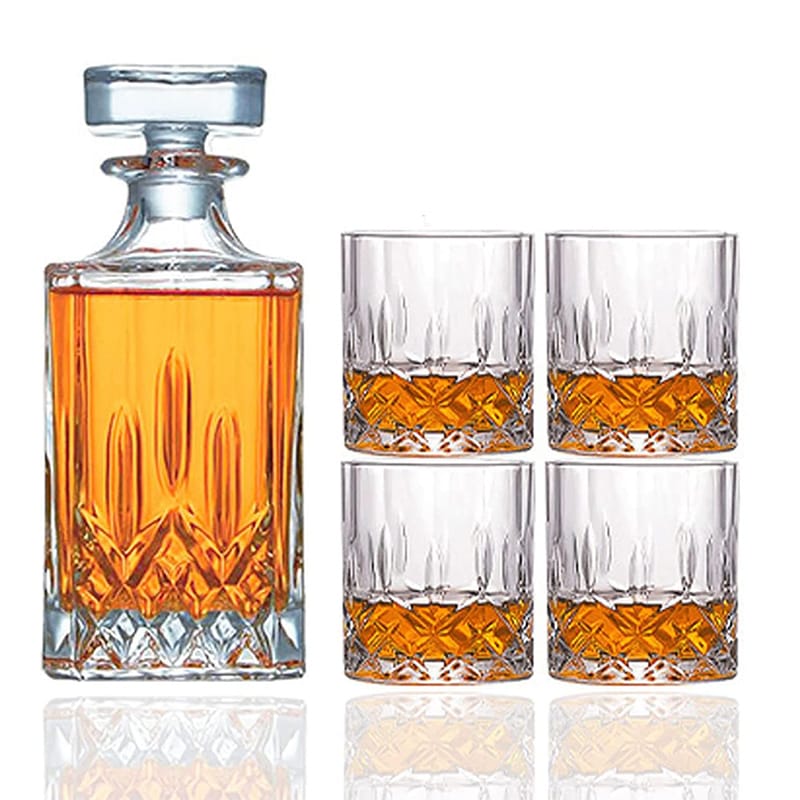 ニッカウィスキー　デキャンタセット『ARMORS DECANTER SET』 Nikka Armor Whiskey Knight Silver Empty Decanter & Set of 6
