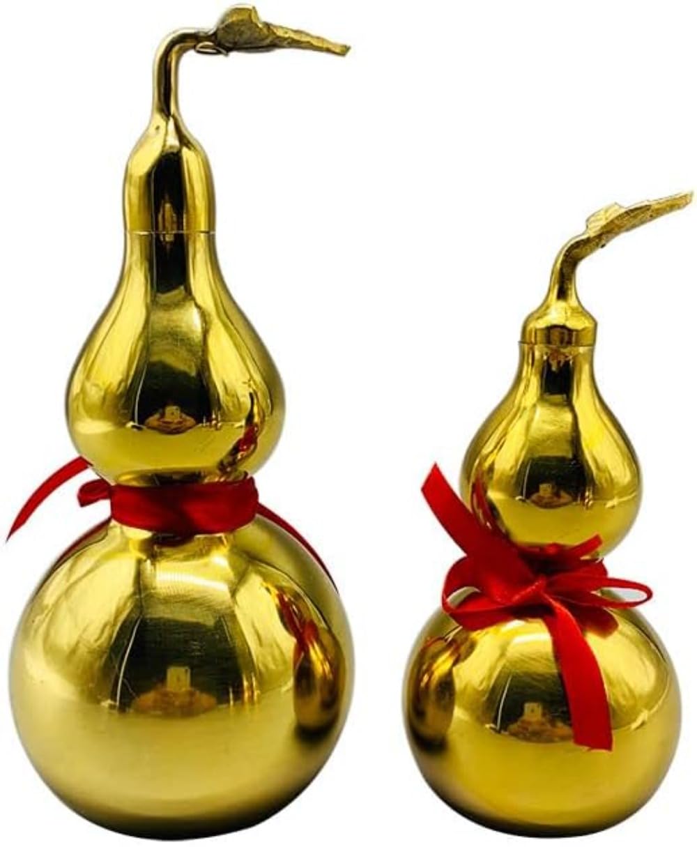 金管楽器ひょうたんシャンデリヤポリッシュ風水シャンデリヤひょうたんシャンデリヤ葉と明けっ広げ蓋付き添い人 (20)