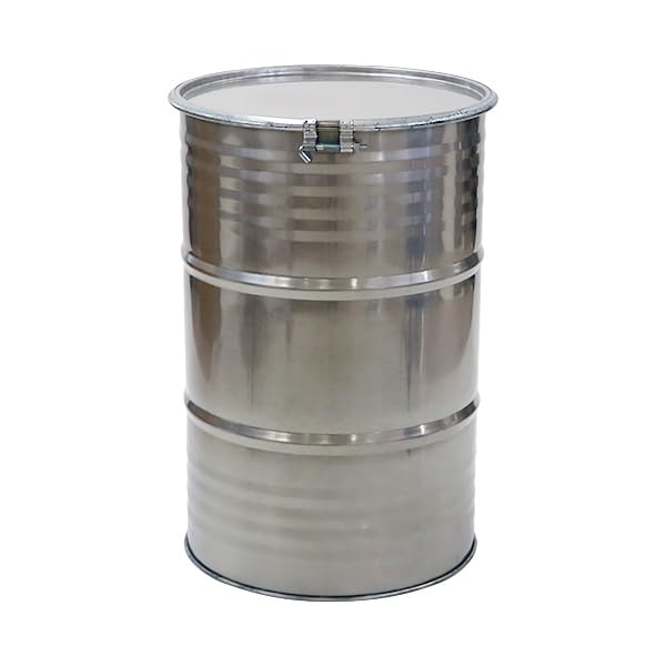 ドラム缶 ステンレス鋼膜鳴楽器 明けっ広げドラム缶 208 1個 304 雄捩子ダンス楽隊式 明けっ広げ手合い 降雨貯蔵タンク 段積み 208