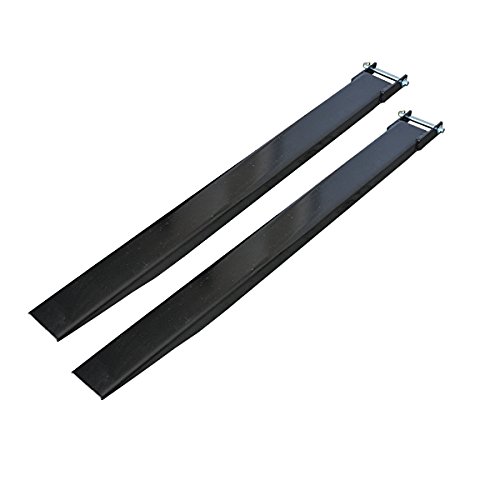 フォークリフト用 サヤフォーク 長さ 1600mm オープンボトム 延長爪 長爪 板厚 6mm スチール製 荷役 運搬 アタッチメント 脱着簡単 工具不要 ロングフォーク
