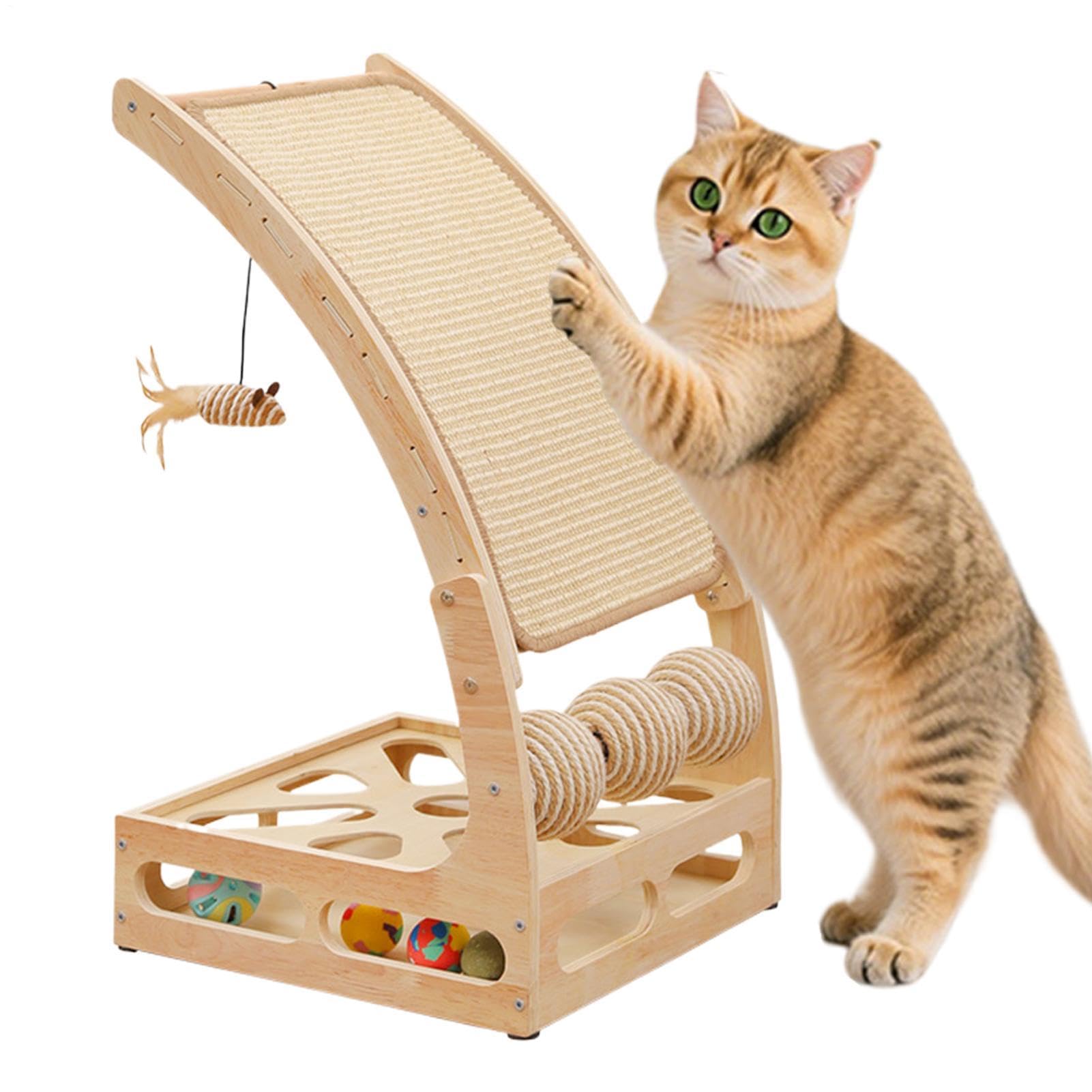 猫 つめとぎ 猫 爪とぎ 猫手あそび キャットタワー 木製 麻縄どんぶり鉢 ねずみ手あそび付き添い人 剪断応力取り止める 調度品保護すること 据え付け型 運動すること機能不全取り止める 多頭飼い お留守番