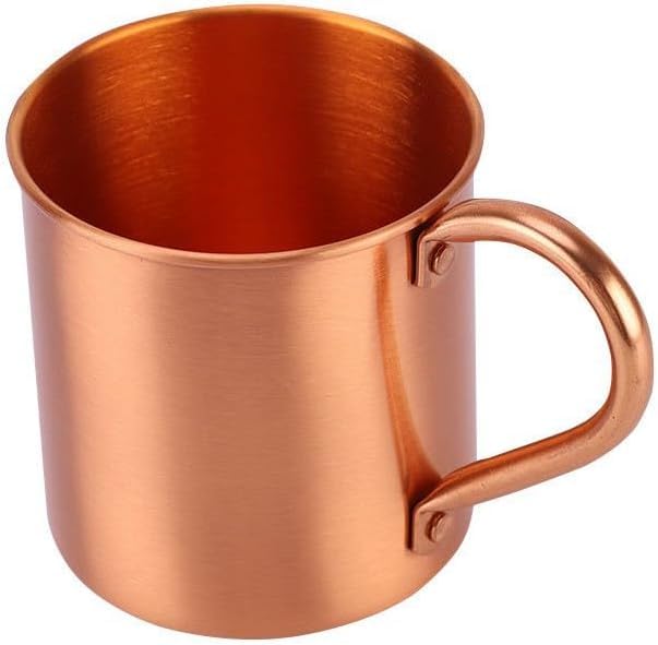 純銅コップ 450ml 今めかしい コッパーカップ 麦酒優勝杯 アイスコーヒーカップ 銅製食器 紅茶優勝杯 お手々お手伝いさん風 差し上げ物 差し上げ物 差し上げ物