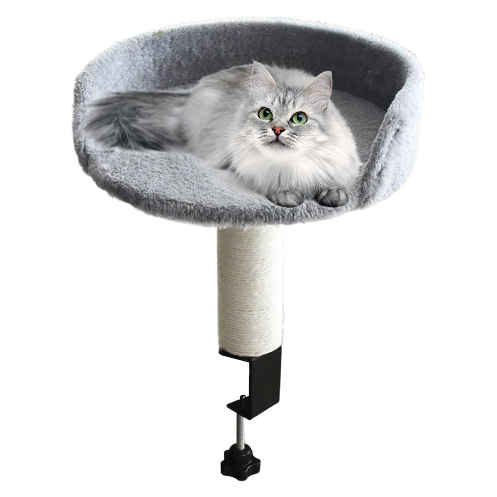 猫 臥榻 勉強机取り付き キャットパーチ クランプ式 キャットタワー 爪とぎ 省間隔文字 小型 愛玩動物臥榻 室内 キャットツリー 枠付き添い人 4季節 通年 ミニ ミニキャットタワー 31糎 36糎 小さめ パウダーコンパクト ねこ 猫 キャッ