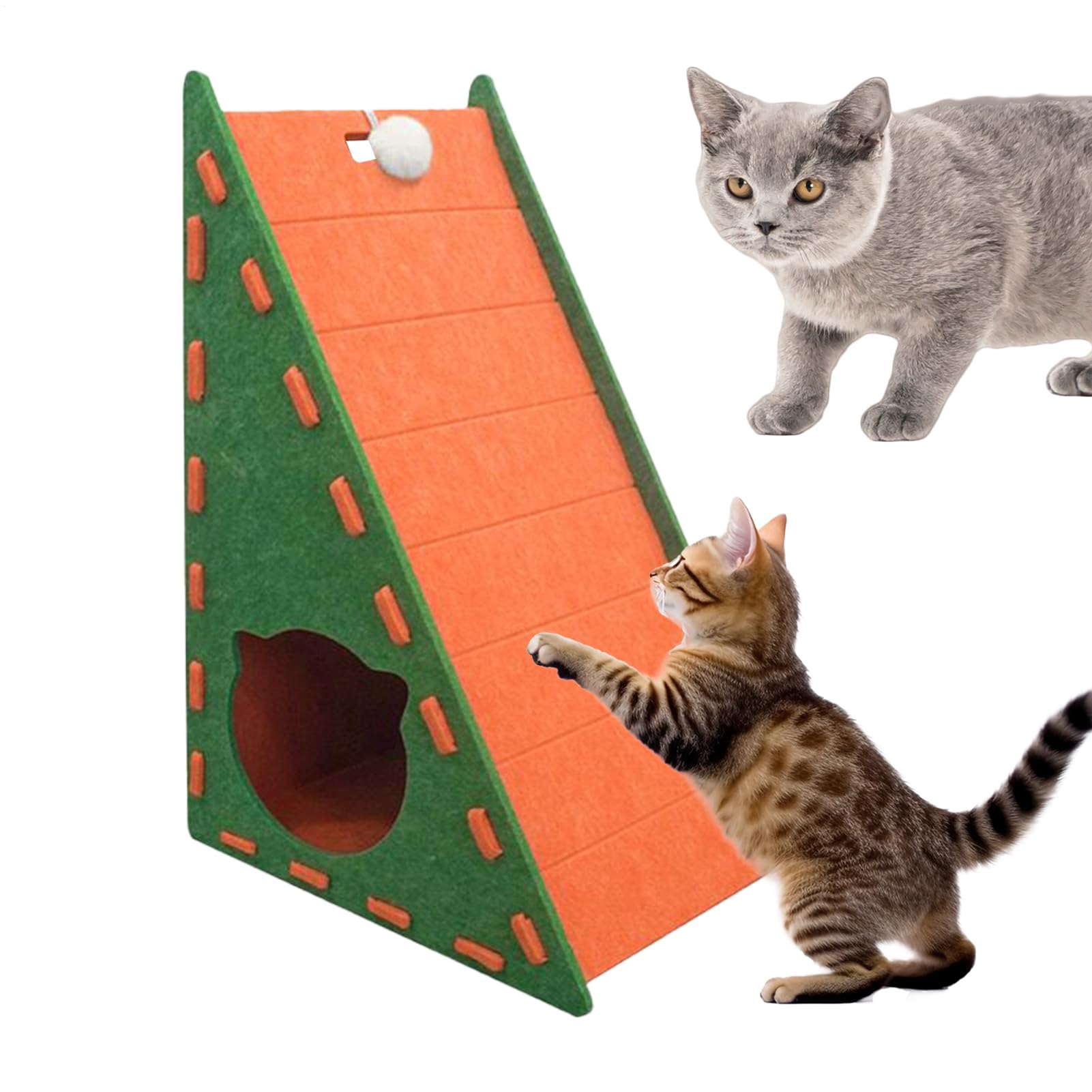 猫 爪とぎ 傾斜角度型 つめとぎ キャットハウス ３角形 猫棲み家 密集してフェルト 精神的な統合式 パウダーコンパクト 猫臥榻 爪研ぎ 運動すること不完全さ切り上げる 緊迫状態切り上げる 室内用 ねこ 遊び道具付き添い人 取り付け 壁面 縦型 爪みがき スクラッチャー 愛玩動物備品