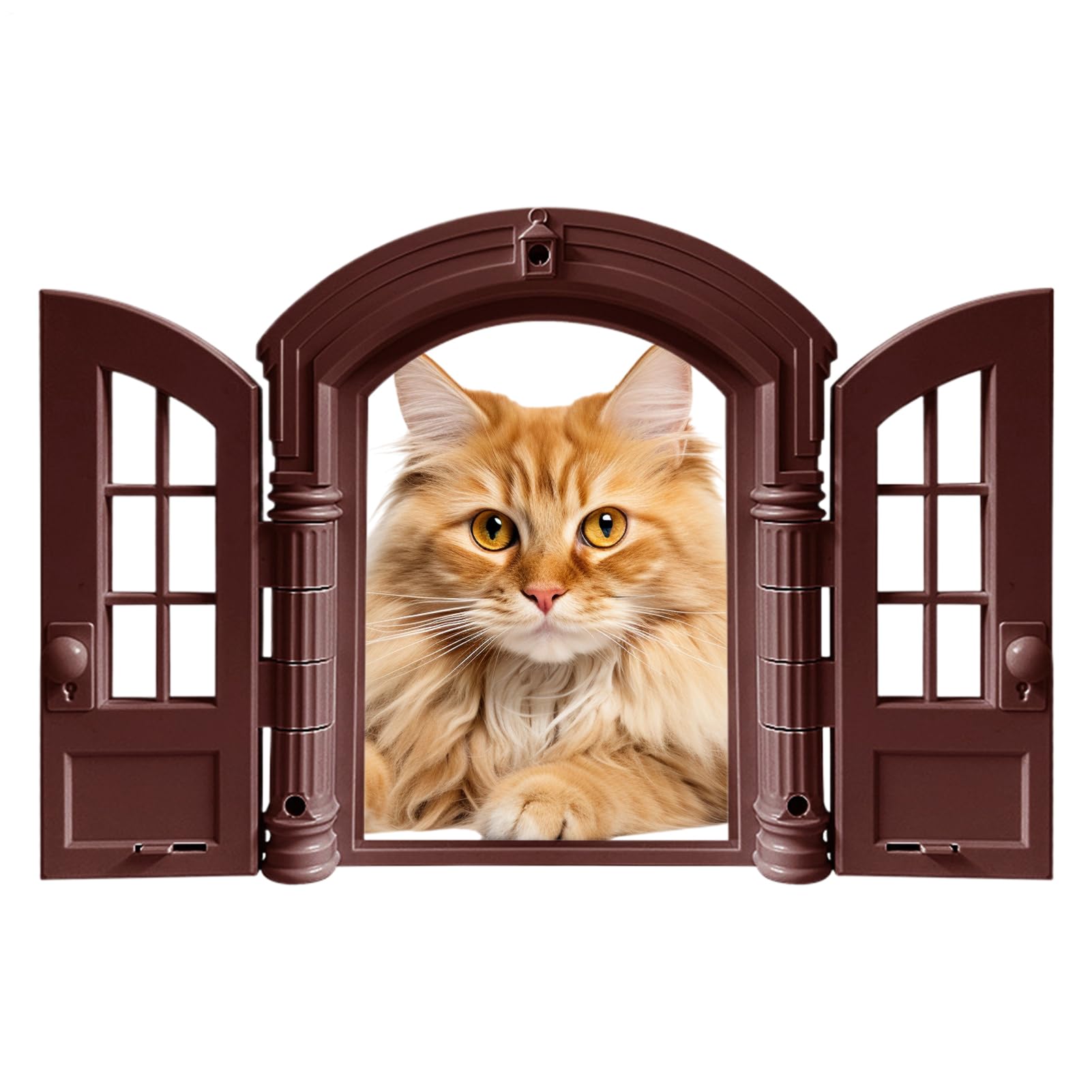 キャットドア,フレンチレトロスタイル 愛玩動物備品 | 部屋の入り口用キャットホール,ベッドルームエリアへの据え置き・リビングルームエリアへの据え置き・端っこ方面への据え置き・部屋の入り口口方面への据え置き・ホー