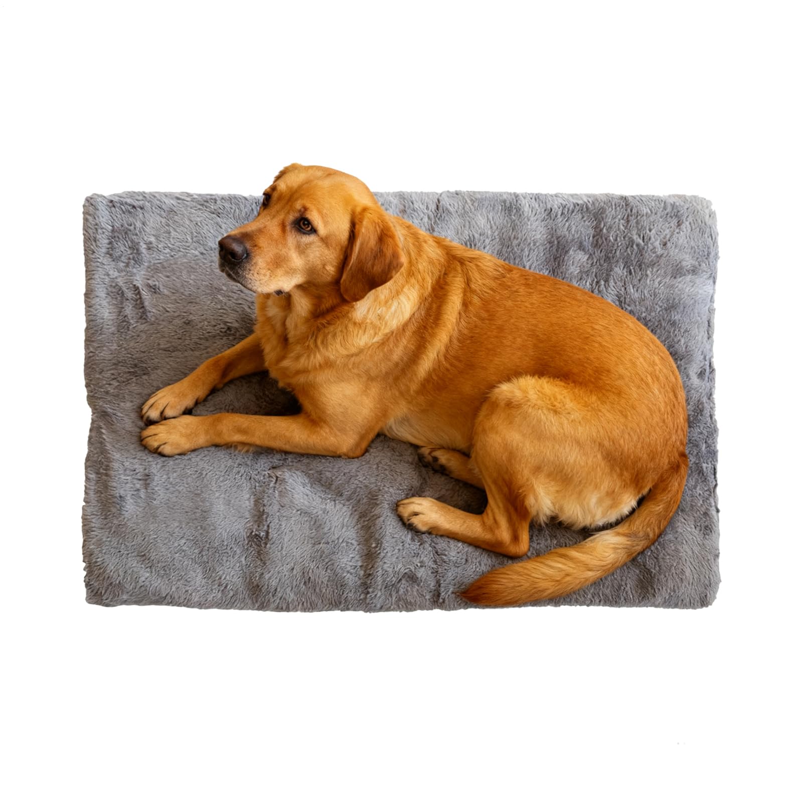 大型ふわふわ犬用ベッド - リラックス快適柔らかポータブルペットパッド - 犬用 クレート ケンネル 睡眠 マット | ドーム・アパート・寝室・リビング・バルコニー用｜Verve Collection