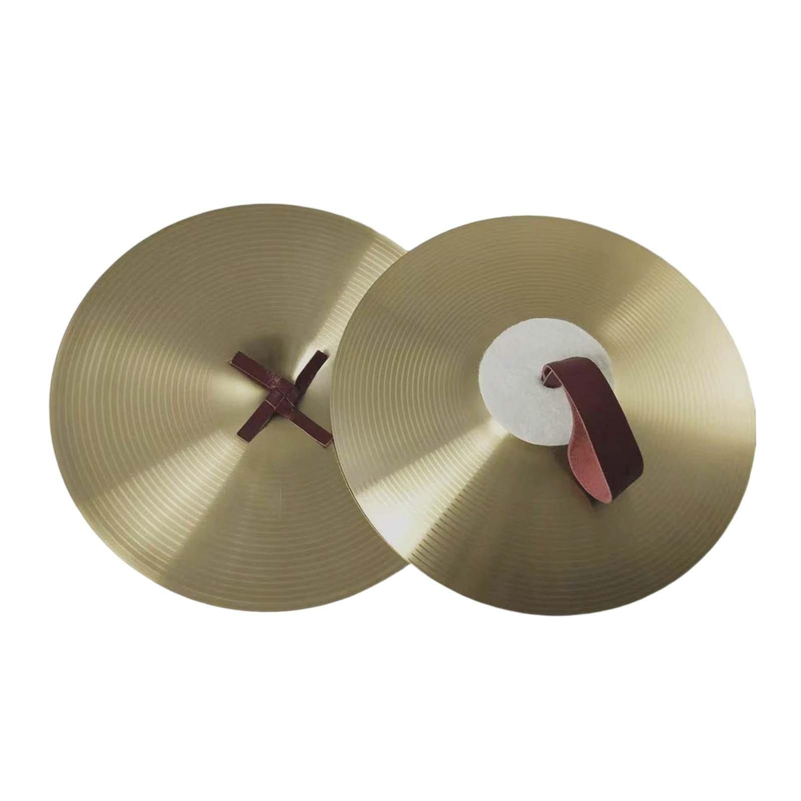 クラッシュシンバル リズムビート 楽器 トラディショナルハンドシンバル 伝統楽器 音楽祈祷用 12インチ｜Verve Collection