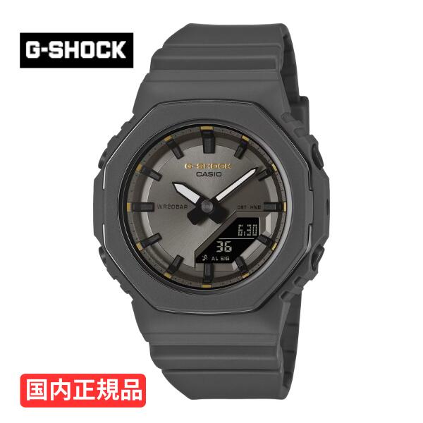 【国内正規品】腕時計 G-SHOCK ステンレスベゼル 小ぶりなサイズ感 レディース メタリックリングベゼル 国際女性デー ダークグレー GMA-P2126W-8AJR