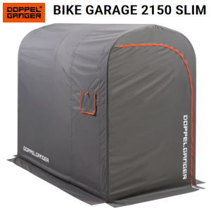 簡易型ガレージ メーカー直送 ドッペルギャンガー DOPPELGANGER バイクガレージ 2150 スリム DCC539-GY 送料無料