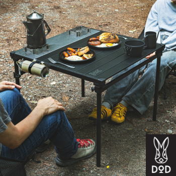 楽天市場】DOD テーブル ラック バー付き 3段ラック メインテーブル