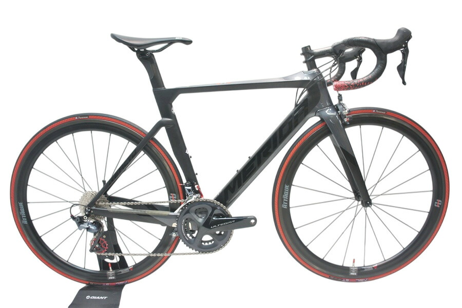 ▼▼【中古】美品 メリダ MERIDA リアクト REACTO 8000-e ULTEGRA R8000カスタム 2020年 炭素 読み込む自動二輪車 S(50)大いさ 2×11速 スポーツ・アウトドア-ロードバイク