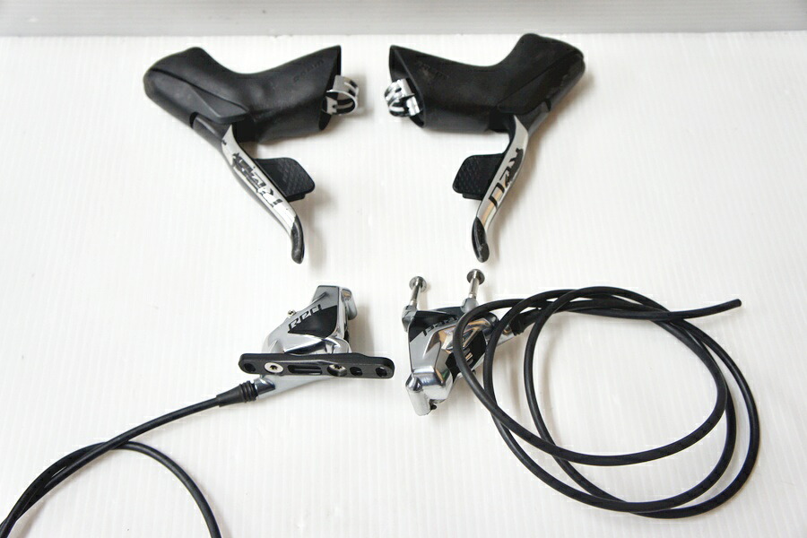 ▼▼【中古】SRAM RED eTap AXS シフトレバー＋油圧DISC ブレーキキャリパーセット