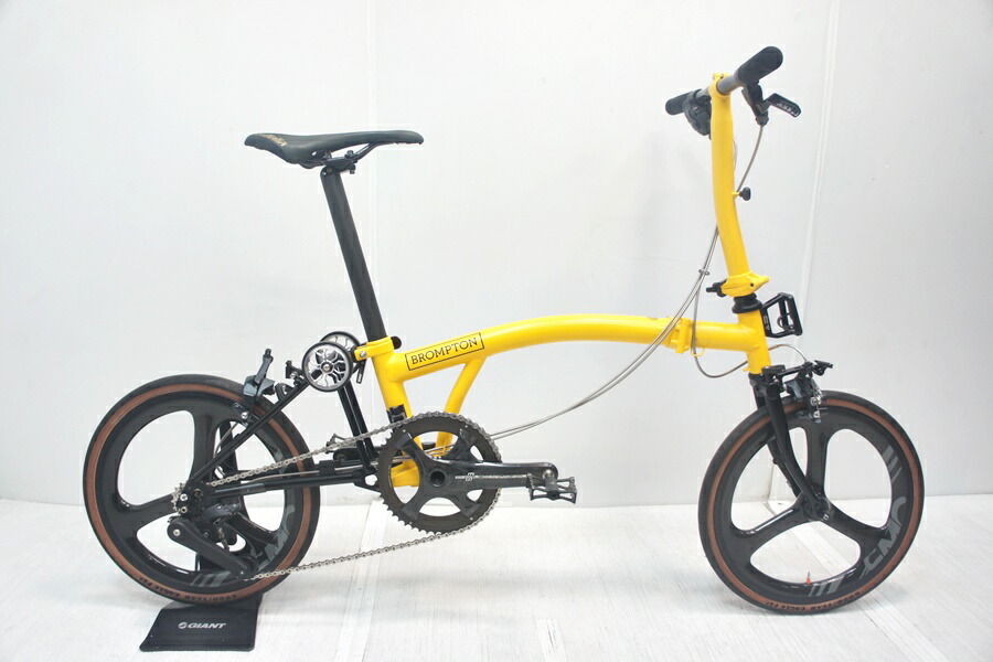 ▼▼【中古】ブロンプトン BROMPTON P-LINE カスタム過半数 2023年 フォールディングバイク 折り畳み銀輪 16in 1×4速