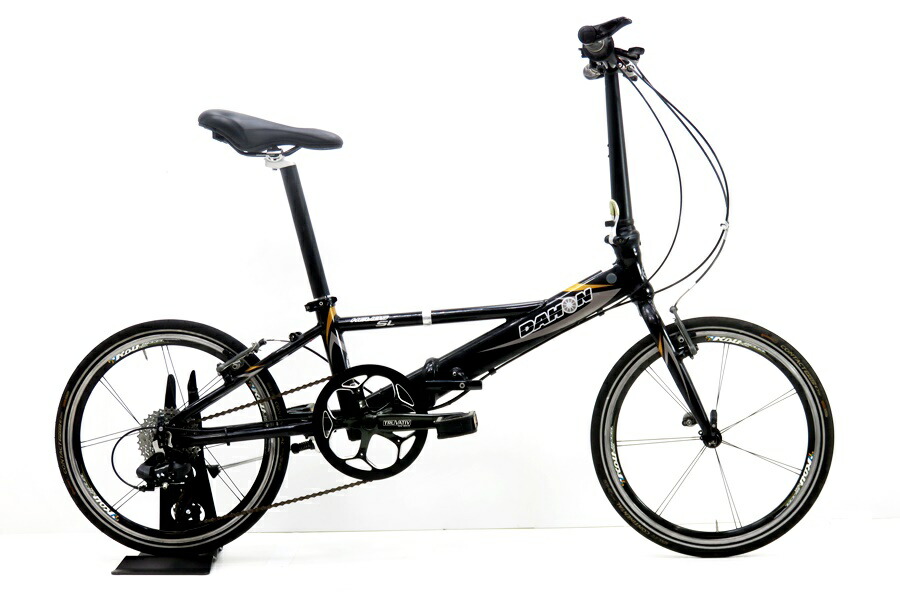 ★★【中古】[ジャンク] ダホン DAHON ヘリコプター牡 HELIOS SL 2005年模範例 軽銀 折りたたみ フォールディングバイク 20in 8速 BK