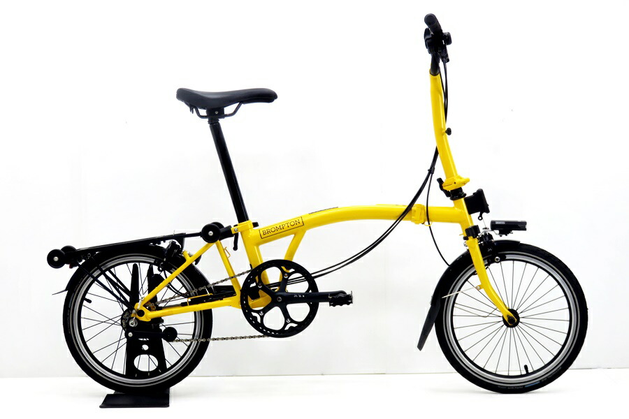 ★★【中古】ブロンプトン BROMPTON C-LINE EXPLORE MID 2023年 スチール写真 フォールディングバイク 折りたたみ 16in 黄色