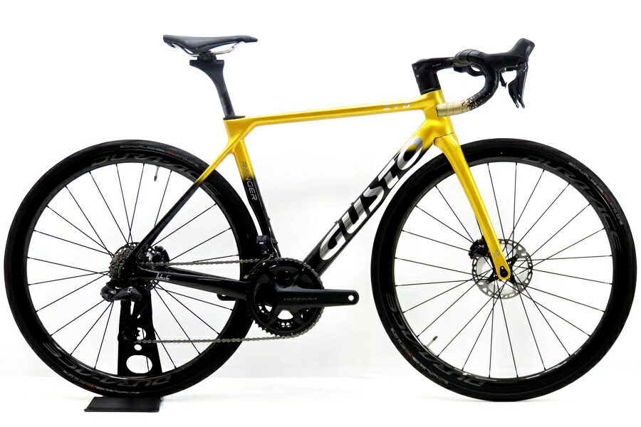 ★★【中古】グスト GUSTO RANGER EVO DISC ULTEGRA Di2 2024年模範例 炭素 読み込む自動二輪車 M大いさ 2×12速 ゴールド 自転車・サイクリング-ロードバイク