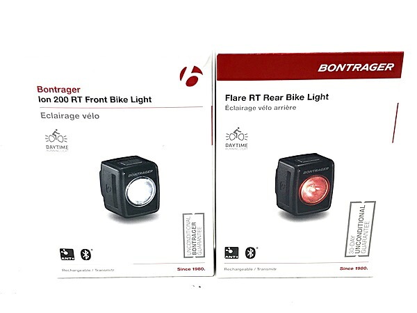 ★★【中古】ボントレガー BONTRAGER ION 200 RT FLARE RT 前後ライトセット｜ベリーグッドストア