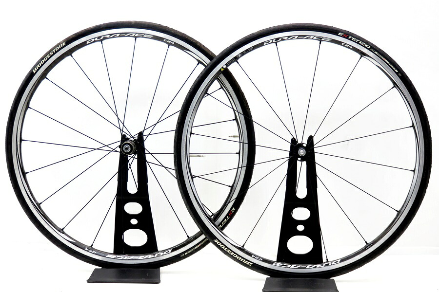 ★★【中古】シマノ SHIMANO DURA-ACE WH-9000-C24 ホイールセット アルミ/カーボンラミ 700C 11速 リムブレーキ クリンチャー シマノ｜ベリーグッドストア
