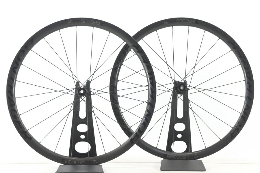 ◆◆【中古】ボントレガー BONTRAGER アイオロス AEOLUS PRO 3V TLR カーボン チューブレスレディ ホイール 700C シマノ 11速 12x100/142mm