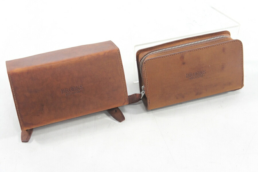 ◆◆【中古】ブルックス BROOKS ディーシェイプド 物の具 御徒面子 D-SHAPED TOOL BAG なめし革 サドル御徒面子
