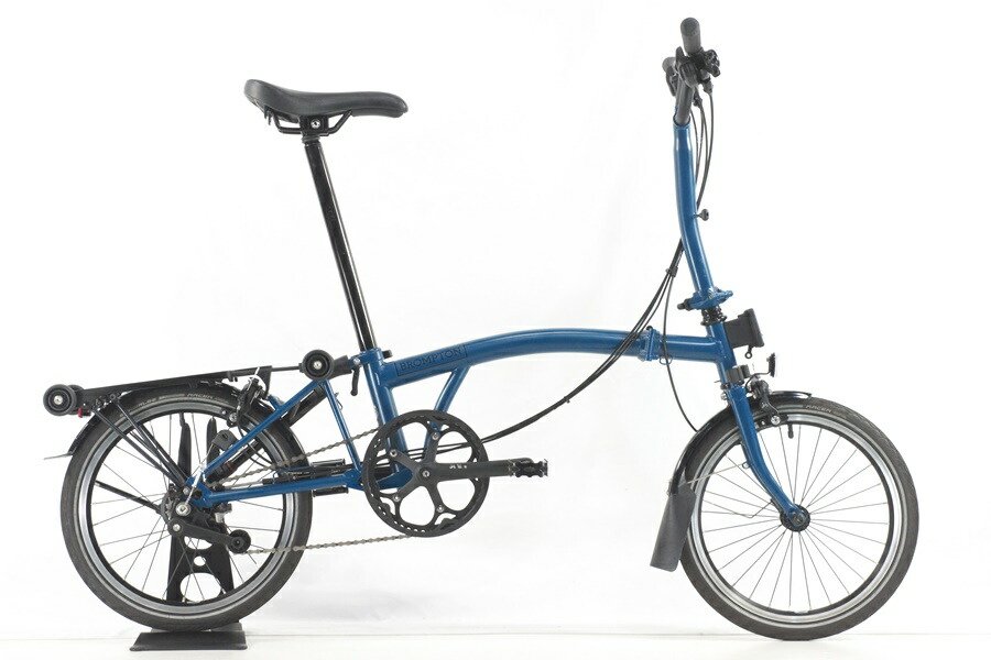 ◆◆【中古】ブロンプトン BROMPTON C Line Explore Black Edition with Rack 2024年 クロモリ 折り畳み銀輪 フォールディングバイク ミニベロ
