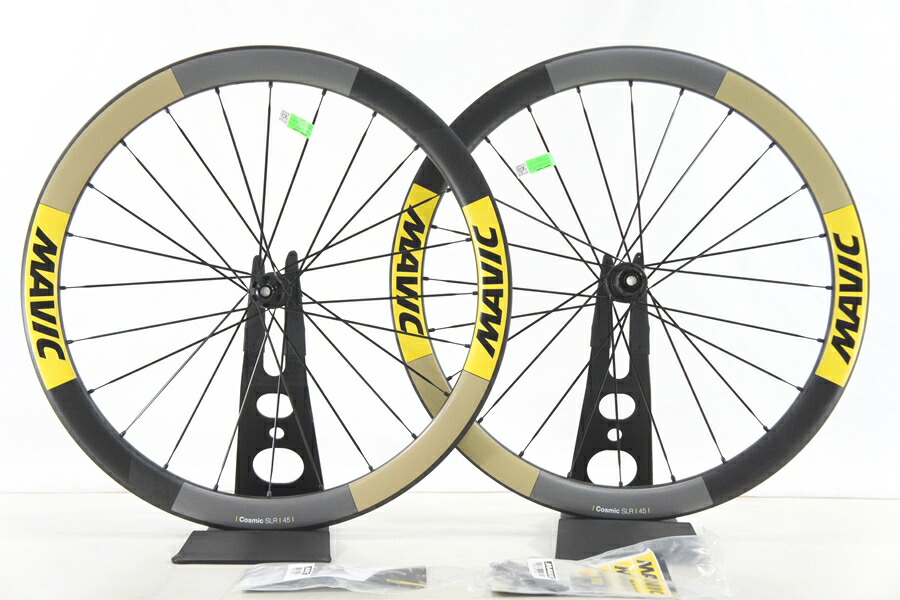◆◆【中古】未使用 マビック MAVIC コスミック COSMIC SLR 45 DISC SSC カーボン チューブレスレディ ホイール 700C シマノ 11速 12x100/142mm 160,050円