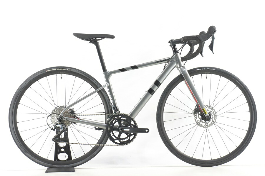 ◆◆【中古】未当て嵌める キャノンデール CANNONDALE キャド13 CAAD13 DISC Tiagra 2023-24年模範例 軽銀 読み込む自動二輪車 44大いさ SHIMANO 4700 2x10速 スポーツ・アウトドア-ロードバイク-自転車・サイクリング