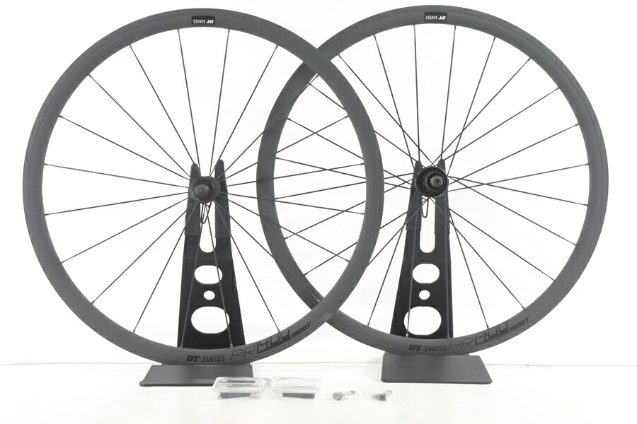 ◆◆【中古】未使用 DTスイス DT SWISS PR1400 DICUT OXIC 32 アルミ チューブレスレディ ホイール 700C シマノ 11速 100/130mm クイック