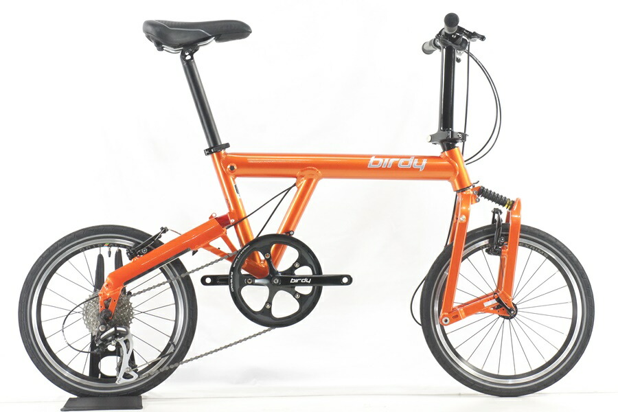 ◆◆【中古】PACIFIC CYCLES バーディ BIRDY CLASSIC 2025年青写真 軽銀 フォールディングバイク 折り畳み銀輪 1x8速 ミニベロ 小みち車 18in