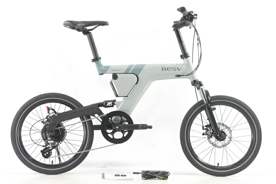 ◆◆【中古】ベスビー BESV PSA1 2024年模範例 軽銀 ミニベロ 小みち車 SHIMANO ALTUS M310 1x7速 電動助けること自動自転車