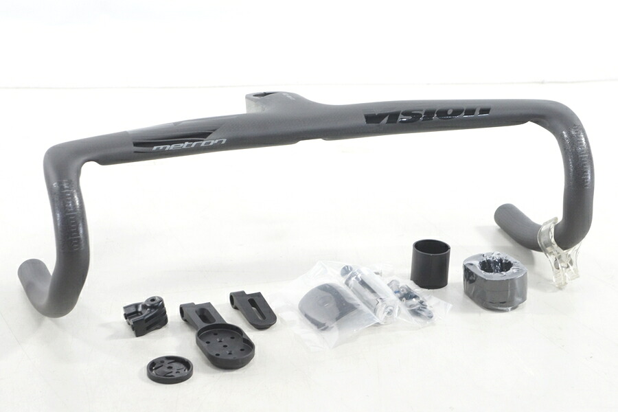 ◆◆【中古】未使用 ヴィジョン VISION メトロン5D ACRエボ METRON 5D ACR EVO INTEGRATED 420mm 100mm カーボン ドロップ ハンドル|ベリーグッドストア