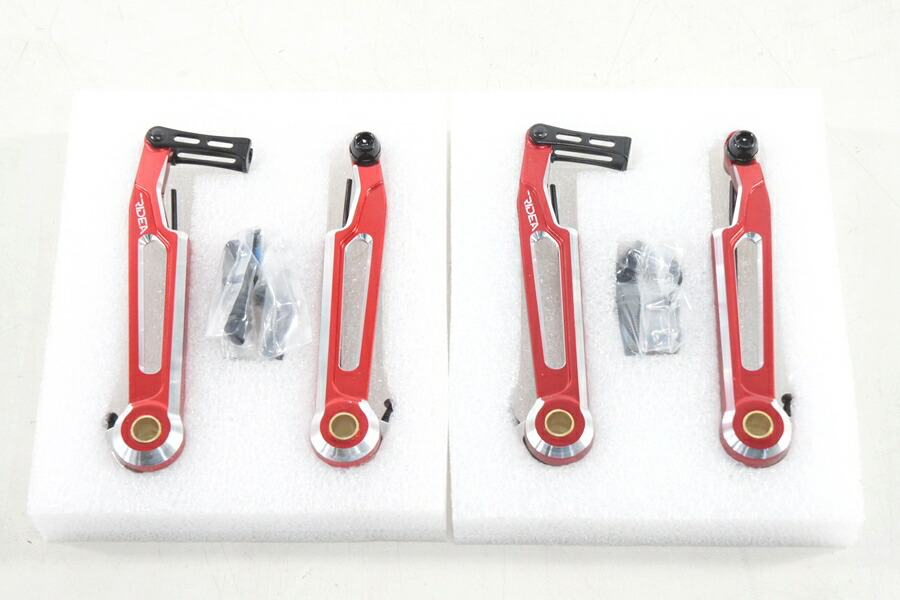 ◆◆【中古】未当て嵌める リデア RIDEA FLV V打ちきり FLV V-BRAKE フォージングロングアーム 赤いこと 2点書き割り